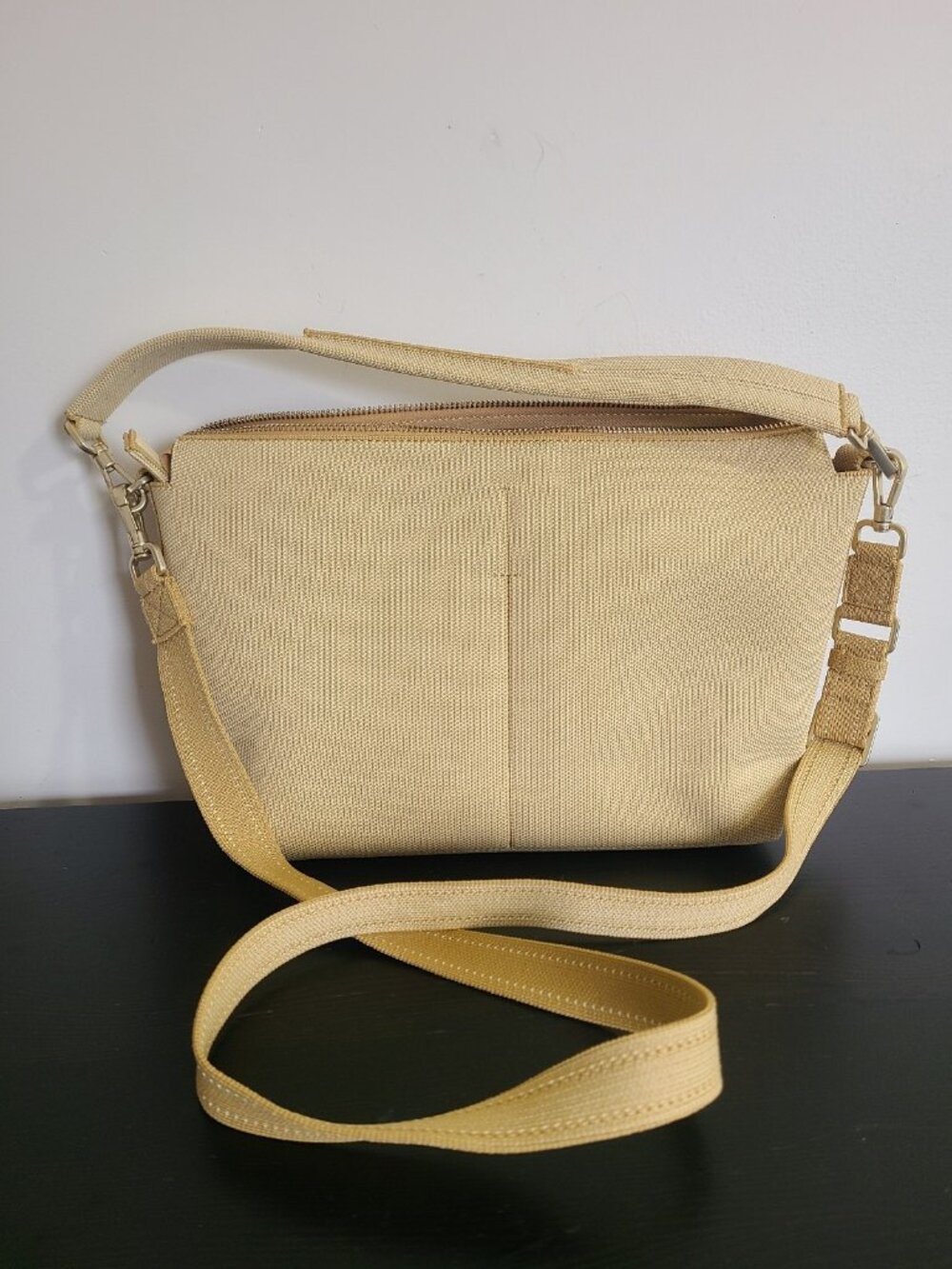 Rothy's The Daily Crossbody Golden Wheat Purse